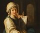 Antique Italian School Oil Painting "Young Lady Reading a Scroll"  19th C | Ref. no. A2842 | Regent Antiques