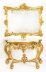 Antique Italian Rococo Revival Carved Giltwood Console & Mirror Circa 1860 | Ref. no. A2846a | Regent Antiques