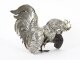 Antique Pair German Silver  Fighting Cockerels C 1880 19th C | Ref. no. A2885 | Regent Antiques