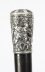 Antique Victorian Walking Stick Cane Silvered Pommel  Dated 1894 | Ref. no. A2896a | Regent Antiques