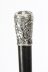 Antique Victorian Walking Stick Cane Silvered Pommel  Dated 1894 | Ref. no. A2896a | Regent Antiques