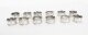 Rare Vintage Cased Set of Twelve Sterling Silver Napkin Rings  Mid 20th C | Ref. no. A2924 | Regent Antiques