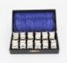 Rare Vintage Cased Set of Twelve Sterling Silver Napkin Rings  Mid 20th C | Ref. no. A2924 | Regent Antiques