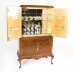 Vintage Burr Walnut Epstein Style Cocktail Drinks Dry Bar Cabinet Mid 20th C | Ref. no. A2927 | Regent Antiques