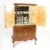 Vintage Burr Walnut Epstein Style Cocktail Drinks Dry Bar Cabinet Mid 20th C | Ref. no. A2927 | Regent Antiques