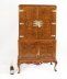 Vintage Burr Walnut Epstein Style Cocktail Drinks Dry Bar Cabinet Mid 20th C | Ref. no. A2927 | Regent Antiques