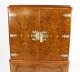 Vintage Burr Walnut Epstein Style Cocktail Drinks Dry Bar Cabinet Mid 20th C | Ref. no. A2927 | Regent Antiques
