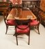 Vintage 8ft Regency Revival Twin Pillar Dining Table by William Tillman 20th C | Ref. no. A2936 | Regent Antiques