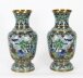 Vintage Pair of Chinese Cloisonné Enamelled Vases 20th C | Ref. no. A2941 | Regent Antiques