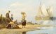 Antique Pair Waterscape Oil Paintings by Peter Dommersen 1887 19th C | Ref. no. A2954 | Regent Antiques