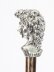 Antique Italian Cast 800 Silver  Romanesque walking stick cane 19th C | Ref. no. A2955 | Regent Antiques