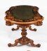 Antique William IV Burr Walnut Marquetry Kidney Shaped Writing Table Desk 19th C | Ref. no. A2970 | Regent Antiques