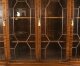 Vintage Georgian Revival Flame Mahogany Breakfront Bookcase  20th Century | Ref. no. A2973 | Regent Antiques