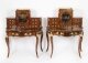 Antique Pair Burr Walnut & Marquetry Bonheur Du Jours Consoles Desks 19thC | Ref. no. A2983 | Regent Antiques