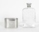 Antique Cut Crystal and Sterling Silver  Hip Flask 1867  19th C | Ref. no. A3001b | Regent Antiques