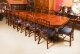 Vintage 13ft Flame Mahogany & Brass Inlaid Twin Pillar Dining Table 20th C | Ref. no. A3005 | Regent Antiques