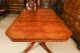 Vintage Brass Inlaid Twin Pillar Dining Table & 14 Swag back Chairs 20th C | Ref. no. A3005b | Regent Antiques