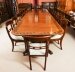 Vintage 15ft Regency Revival Triple Pillar Dining Table Mid 20th C | Ref. no. A3038 | Regent Antiques