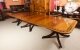 Vintage 15ft Regency Revival 3 pillar dining table & 16 chairs Mid 20th C | Ref. no. A3038a | Regent Antiques