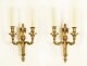 Antique Pair  Regency Revival Ormolu Wall Lights Appliques Mid 19th C | Ref. no. A3070a | Regent Antiques