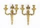 Antique Pair  Regency Revival Ormolu Wall Lights Appliques Mid 19th C | Ref. no. A3070a | Regent Antiques