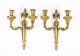 Antique Pair  Regency Revival Ormolu Wall Lights Appliques Mid 19th C | Ref. no. A3070a | Regent Antiques