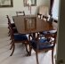 Vintage 7ft Twin Pillar Dining Table &  8 dining chairs   20th C | Ref. no. A3100a | Regent Antiques