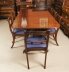 Vintage 7ft Twin Pillar Dining Table &  8 dining chairs   20th C | Ref. no. A3100a | Regent Antiques