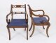 Vintage 7ft Twin Pillar Dining Table &  8 dining chairs   20th C | Ref. no. A3100a | Regent Antiques