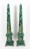 Antique Pair Monumental 4ft  Ormolu Mounted Malachite Obelisks C1920 | Ref. no. A3123 | Regent Antiques