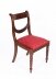 Antique Regency Flame Mahogany  Dining Table  19th C & 6 Chairs | Ref. no. A3148a | Regent Antiques