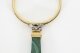 Vintage Silver Gilt & Malachite Magnifying Glass Mid 20th Century | Ref. no. A3234 | Regent Antiques