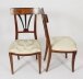 Vintage Set 10 Biedermeier Walnut & Ebonised Dining Chairs 20th Century | Ref. no. A3256b | Regent Antiques