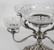 Antique English Silver Plate Cut Glass Epergne Candelabra Centrepiece Circa 1830 | Ref. no. A3278 | Regent Antiques