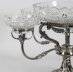 Antique English Silver Plate Cut Glass Epergne Candelabra Centrepiece Circa 1830 | Ref. no. A3278 | Regent Antiques