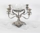 Antique English Silver Plate Cut Glass Epergne Candelabra Centrepiece Circa 1830 | Ref. no. A3278 | Regent Antiques
