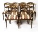Bespoke Handmade Burr Walnut & Marquetry Dining Table & 8 Chairs | Ref. no. A3320a | Regent Antiques