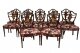 Antique Set 12 Hepplewhite Mahogany Dining Chairs 19th Century | Ref. no. A3332 | Regent Antiques