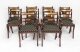 Vintage Set 10 Regency Revival Brass Inlaid Bar Back Dining Chairs 20th C | Ref. no. A3335 | Regent Antiques