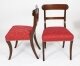 Vintage  Set 12 English Regency Revival Bar Back Dining Chairs 20th C | Ref. no. A3337 | Regent Antiques