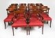 Vintage Set 18 English Regency Revival Bar Back Dining Chairs 20th C | Ref. no. A3337a | Regent Antiques