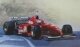 Large Signed Schumacher & Ferrari  Print by Tony Regan dated 1996 67x88cm | Ref. no. A3343a | Regent Antiques