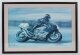 V.R.Williamson print of Ron Haslam on Norton Signed | Ref. no. A3343d | Regent Antiques