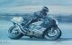 V.R.Williamson print of Ron Haslam on Norton Signed | Ref. no. A3343d | Regent Antiques