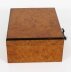 Vintage Burr Walnut Humidor with Hygrometer Mid 20th Century | Ref. no. A3353 | Regent Antiques