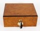 Vintage Burr Walnut Humidor with Hygrometer Mid 20th Century | Ref. no. A3353 | Regent Antiques