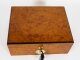 Vintage Burr Walnut Humidor with Hygrometer Mid 20th Century | Ref. no. A3353 | Regent Antiques