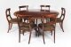 Vintage William Tillman Regency Dining Table & 6 Regency Revival  Chairs 20th C | Ref. no. A3370a | Regent Antiques