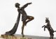 Antique Art Deco Bronze  Toga Dancer by Emile Carlier Circa 1920 | Ref. no. A3385 | Regent Antiques