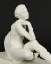 Antique Art Deco Bisque Porcelain Sculpture "Seated Nude With Flowers" C1920 | Ref. no. A3386 | Regent Antiques